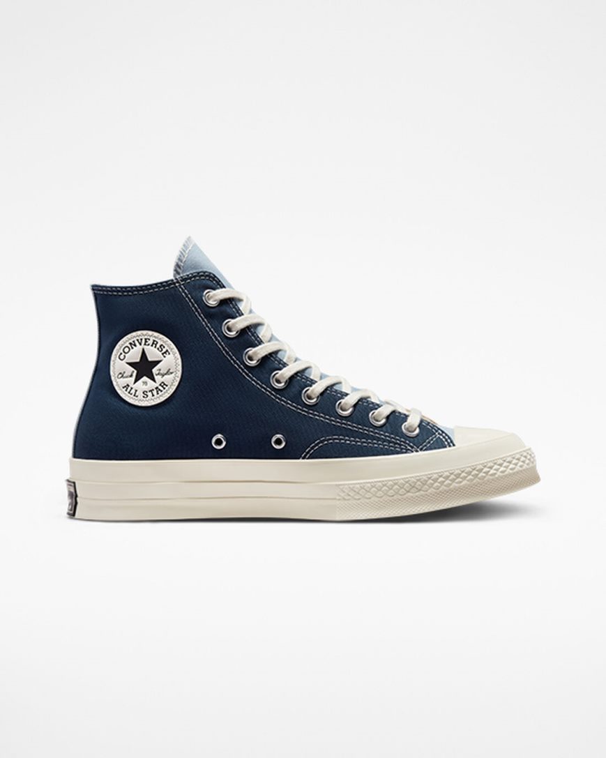 Women\'s Converse Chuck 70 Tri-Panel High Top Shoes Navy | AU 0C931K